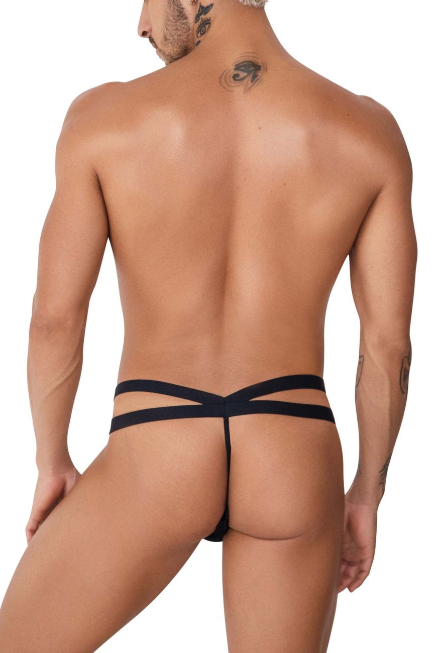 CandyMan 99751 Microfiber G-String Color Black - DealByEthan.gay loves CandyMan
