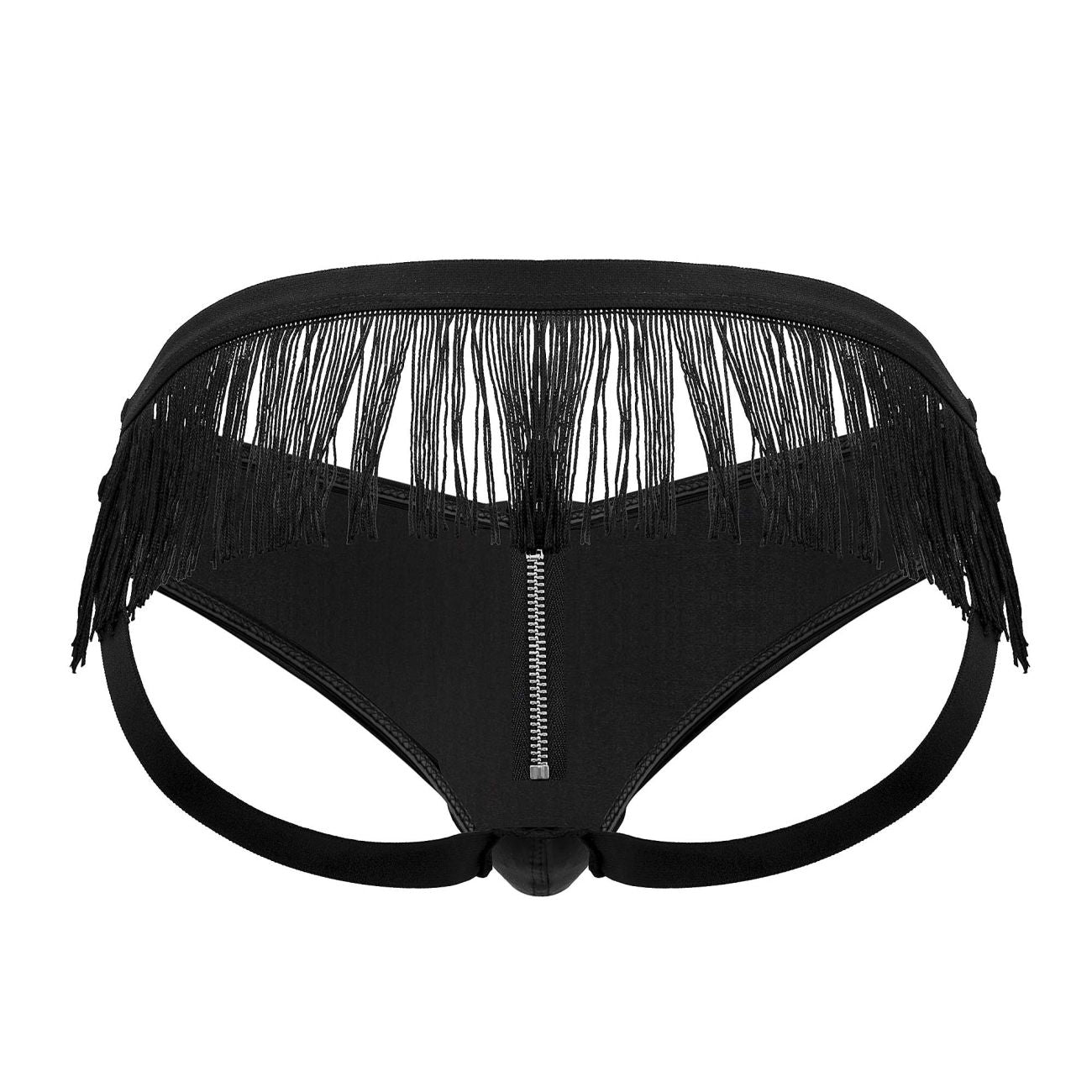 CandyMan 99753 Fringe Jockstrap Color Black - DealByEthan.gay loves CandyMan