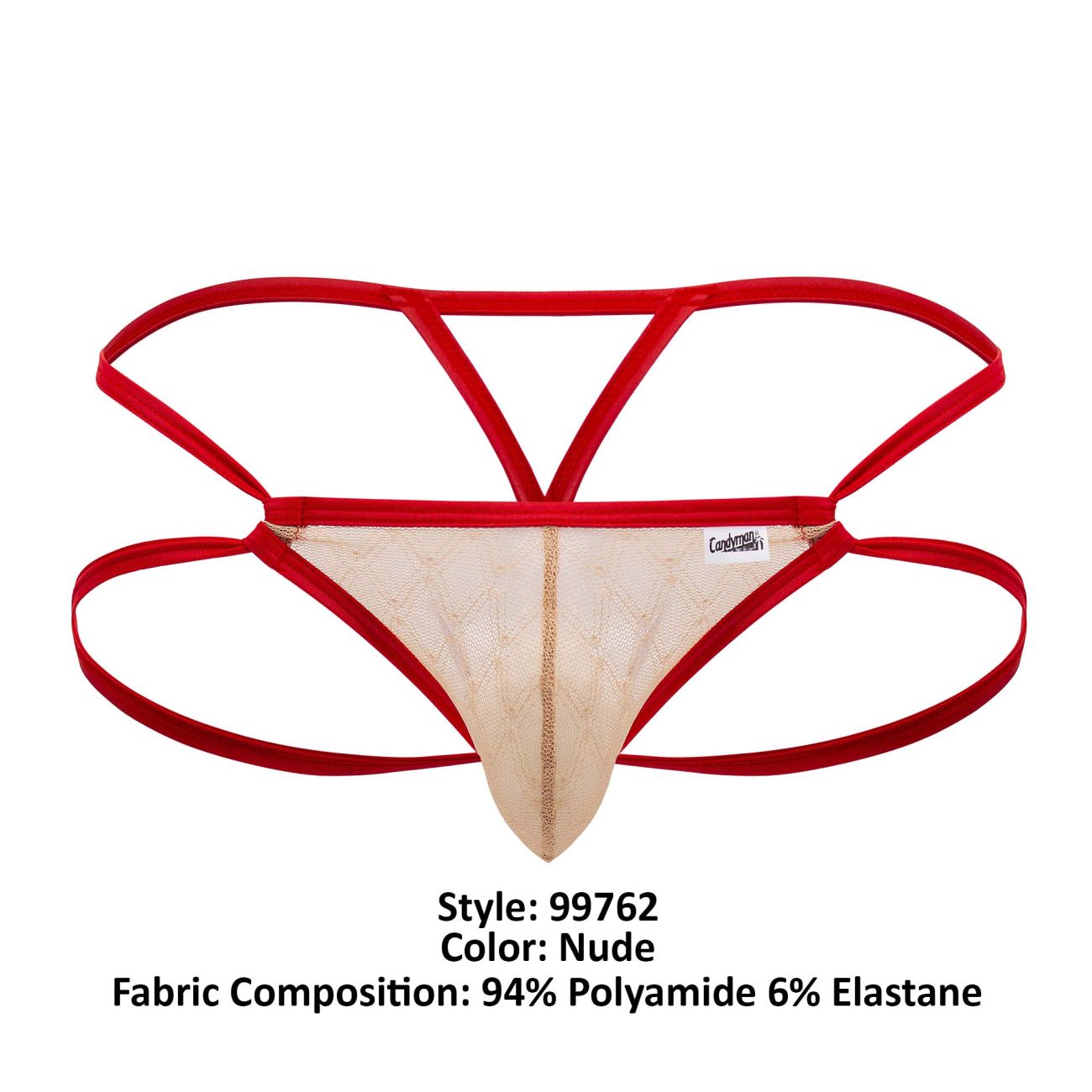 CandyMan 99762 Jock G-String Color Nude - DealByEthan.gay loves CandyMan