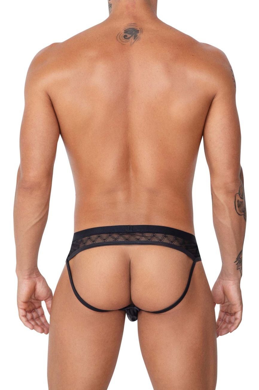 CandyMan 99763 Lace Jockstrap Color Black - DealByEthan.gay loves CandyMan