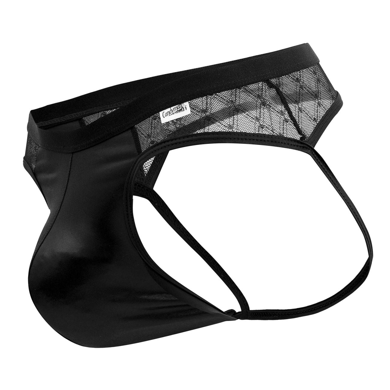 CandyMan 99763 Lace Jockstrap Color Black - DealByEthan.gay loves CandyMan