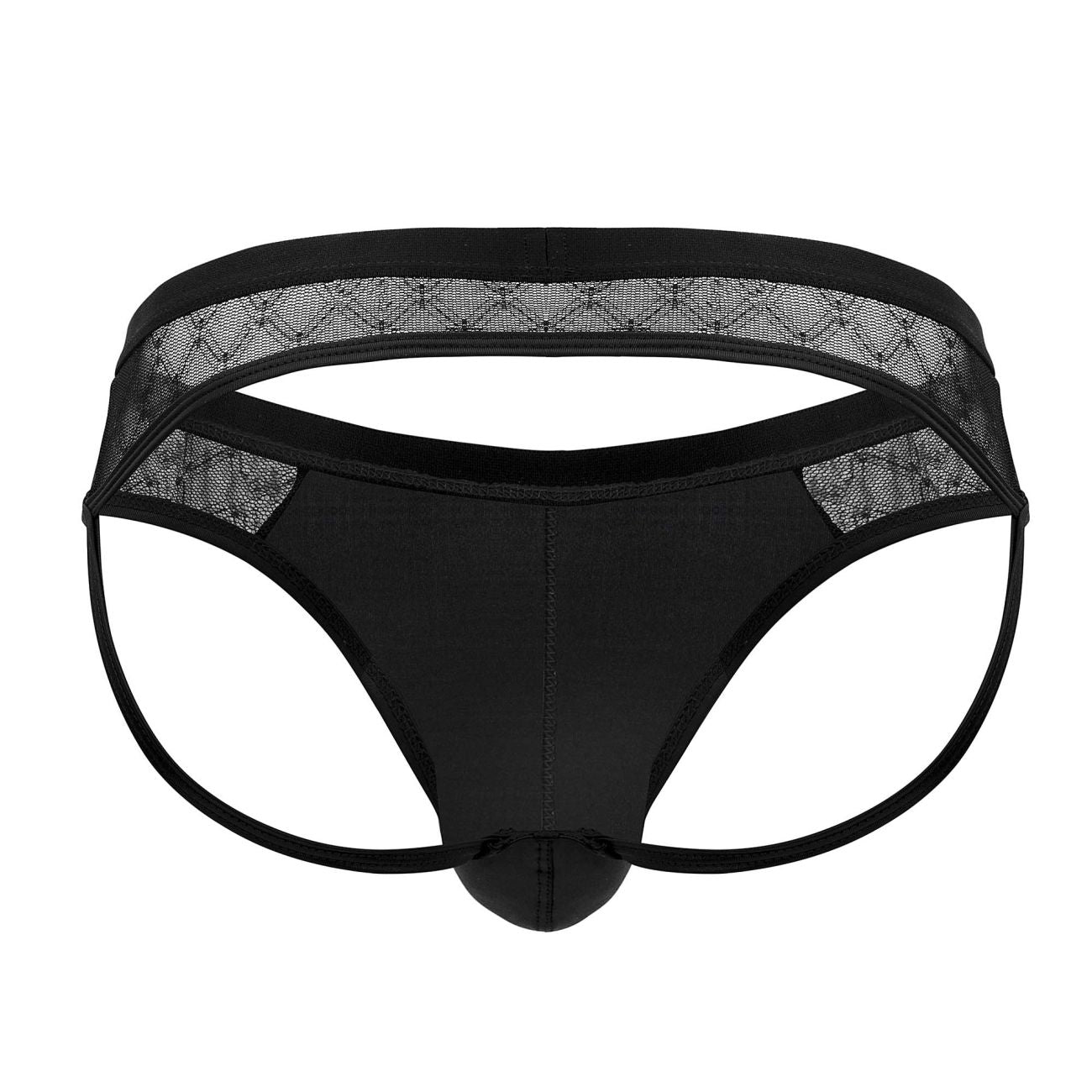 CandyMan 99763 Lace Jockstrap Color Black - DealByEthan.gay loves CandyMan