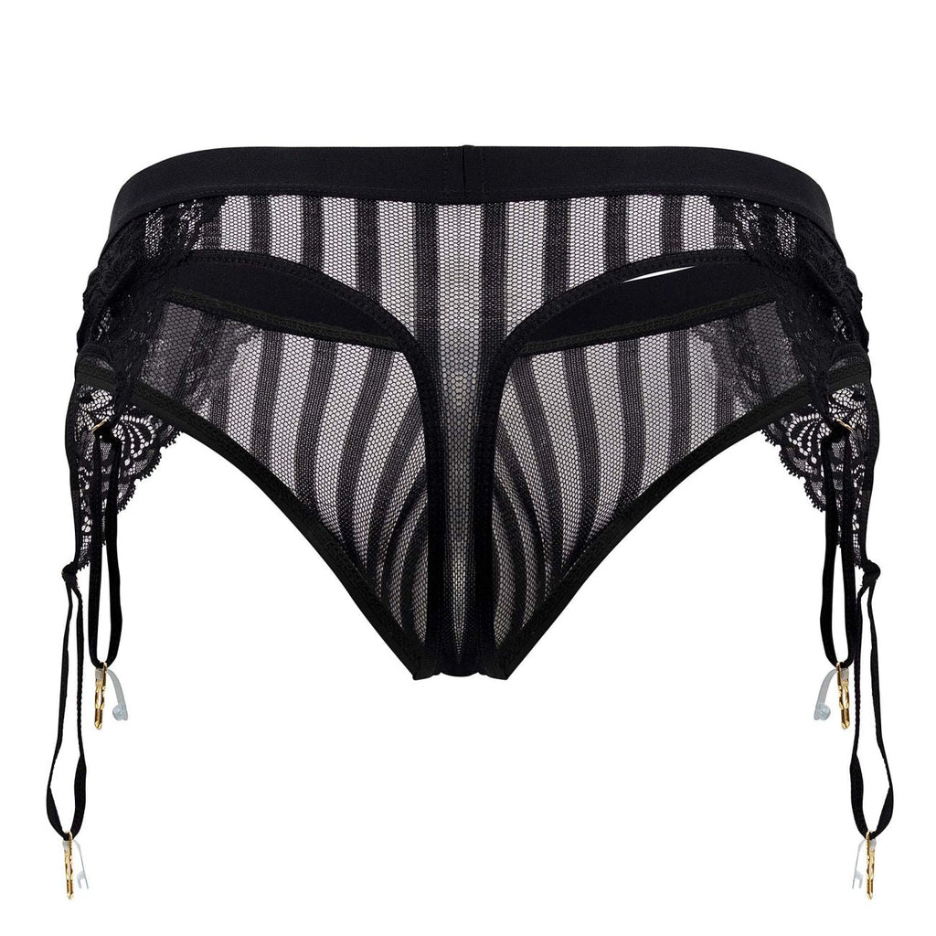 CandyMan 99766 Garter Thongs Color Black - DealByEthan.gay loves CandyMan