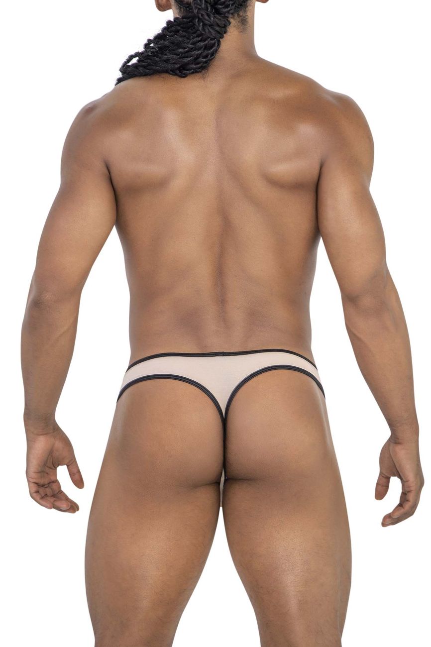 CandyMan 99767 Sports Mesh Thongs Color Beige - DealByEthan.gay loves CandyMan