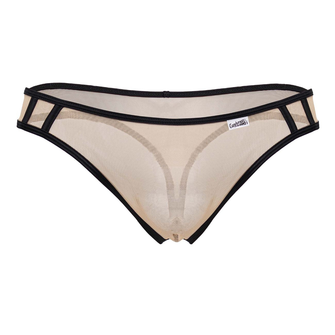 CandyMan 99767 Sports Mesh Thongs Color Beige - DealByEthan.gay loves CandyMan