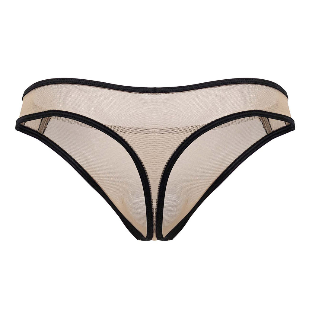 CandyMan 99767 Sports Mesh Thongs Color Beige - DealByEthan.gay loves CandyMan