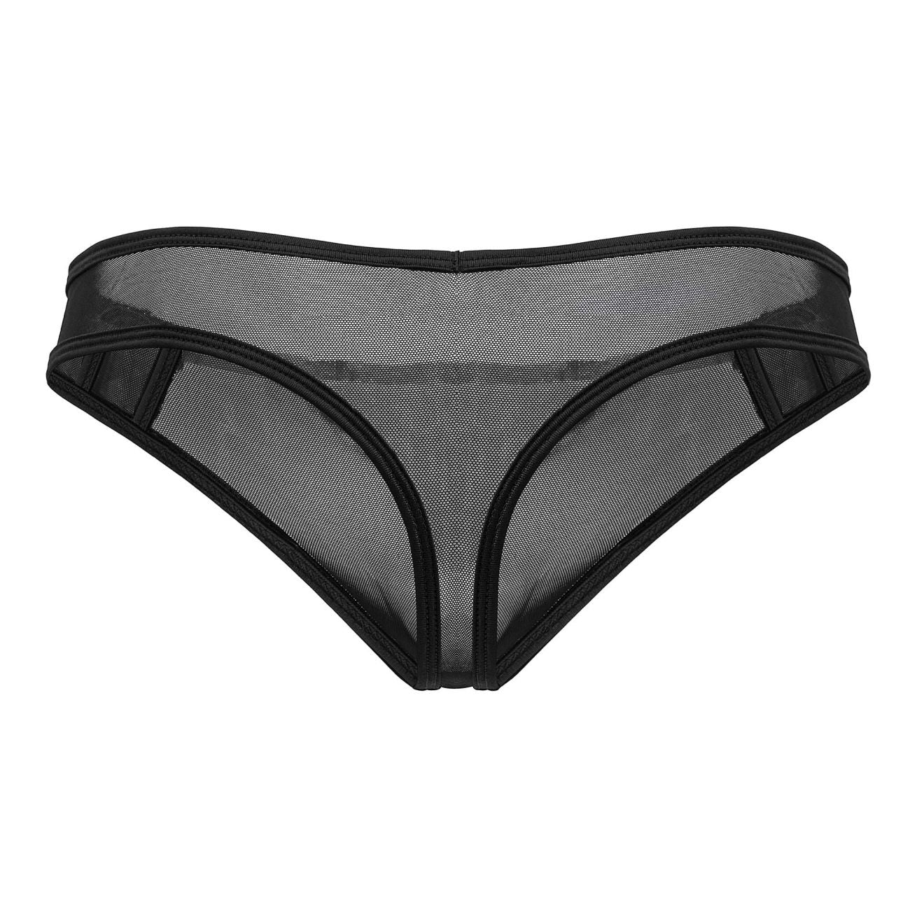 CandyMan 99767 Sports Mesh Thongs Color Black - DealByEthan.gay loves CandyMan
