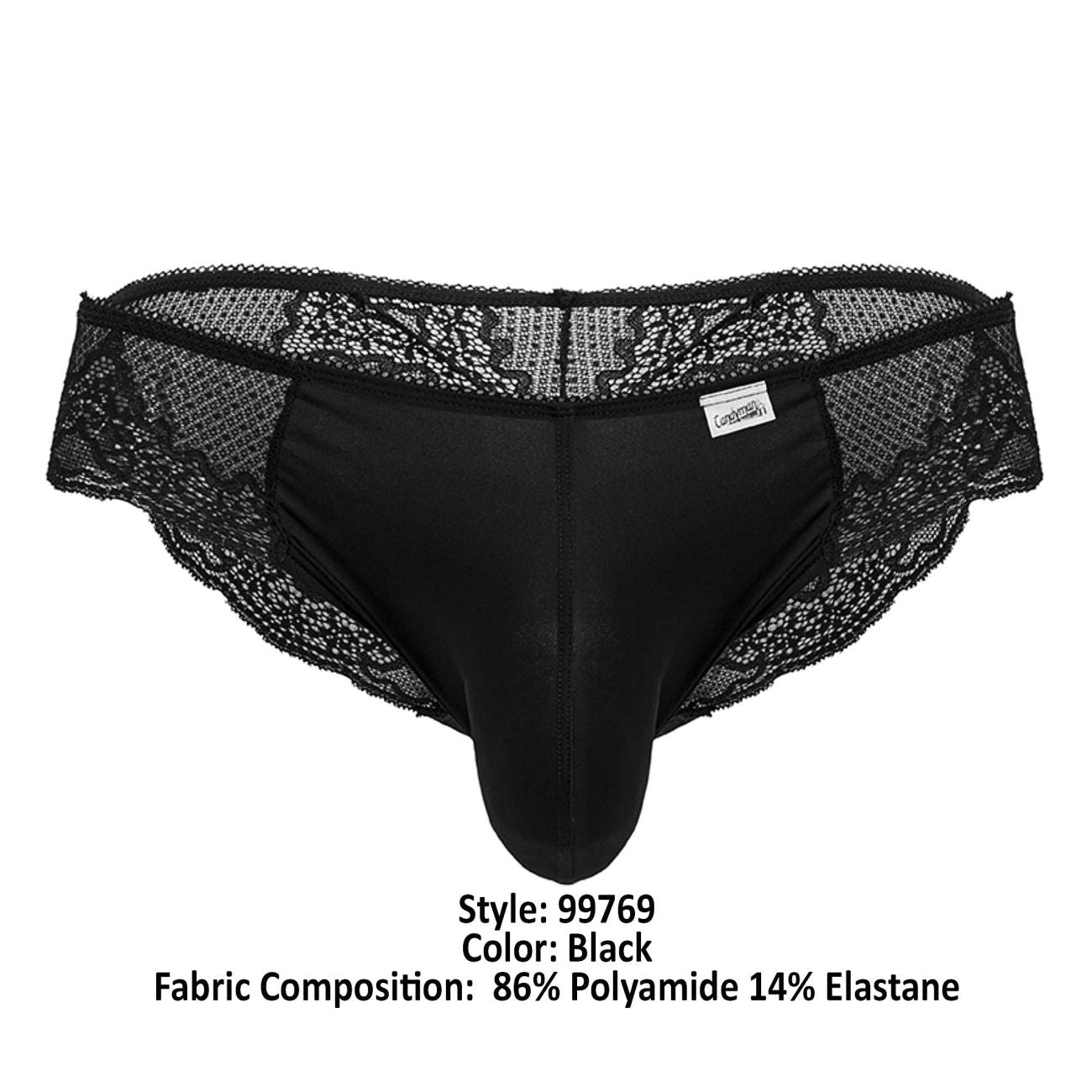 CandyMan 99769 Spitzenslip Farbe Schwarz