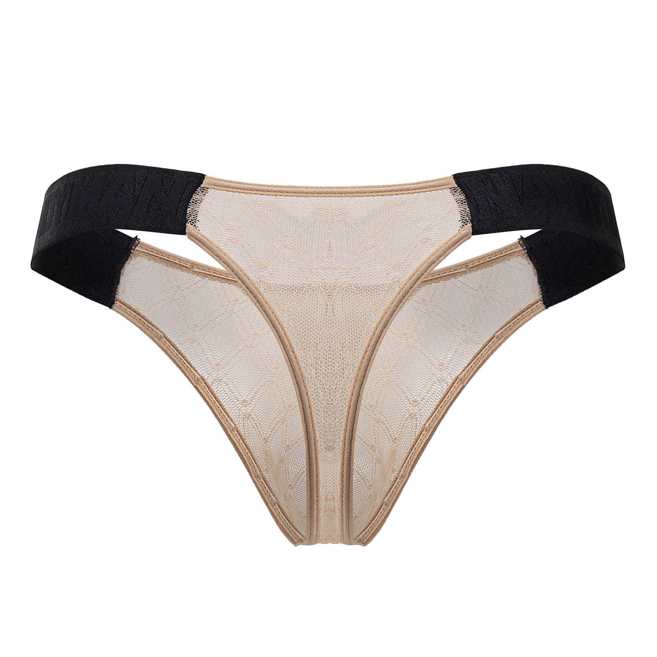 CandyMan 99771 Mesh Thongs Color Beige - DealByEthan.gay loves CandyMan