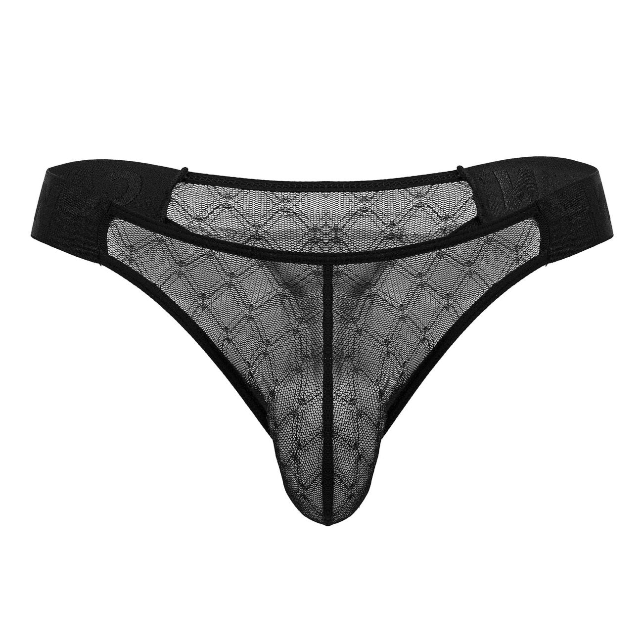 CandyMan 99771 Mesh Thongs Color Black - DealByEthan.gay loves CandyMan