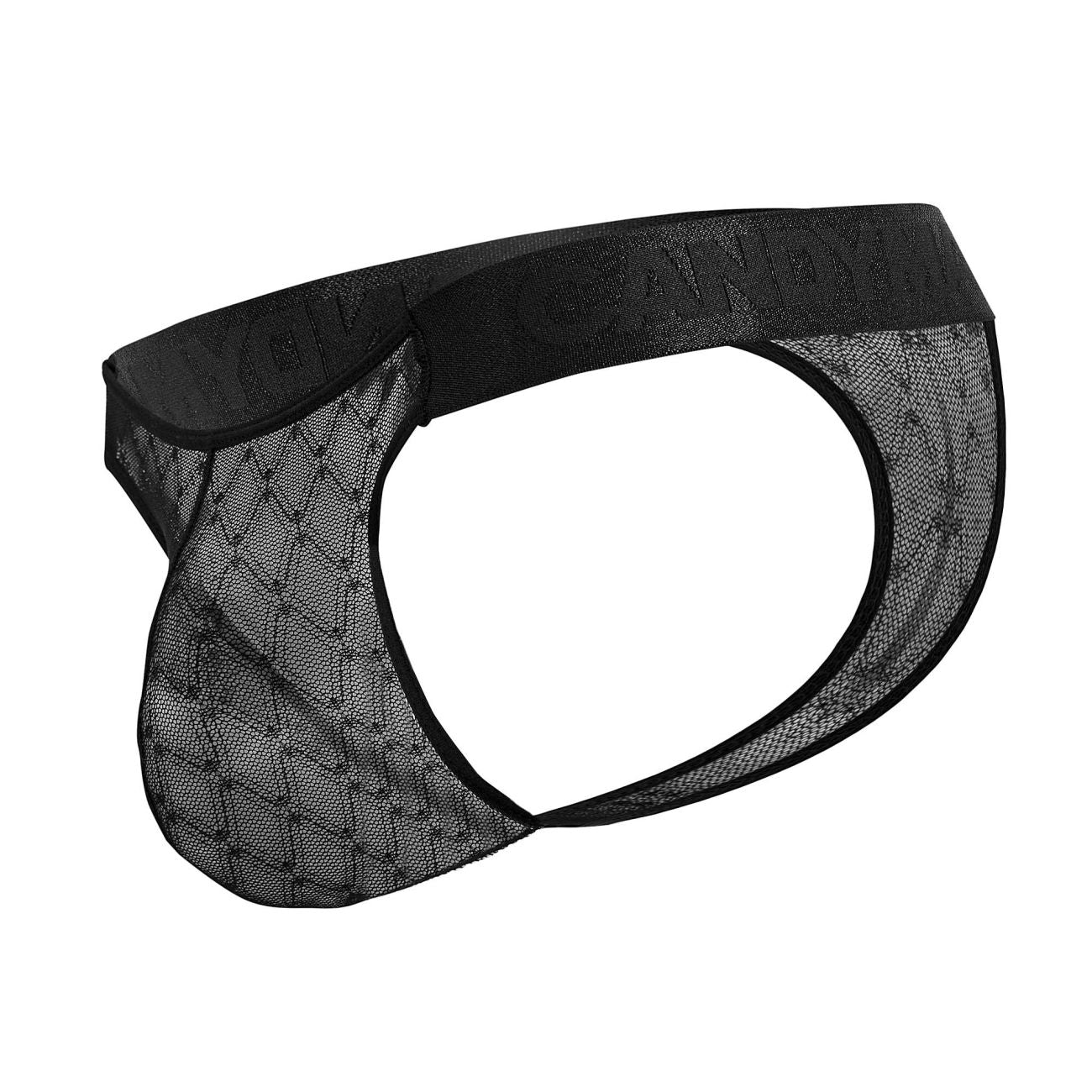 CandyMan 99771 Mesh Thongs Color Black - DealByEthan.gay loves CandyMan