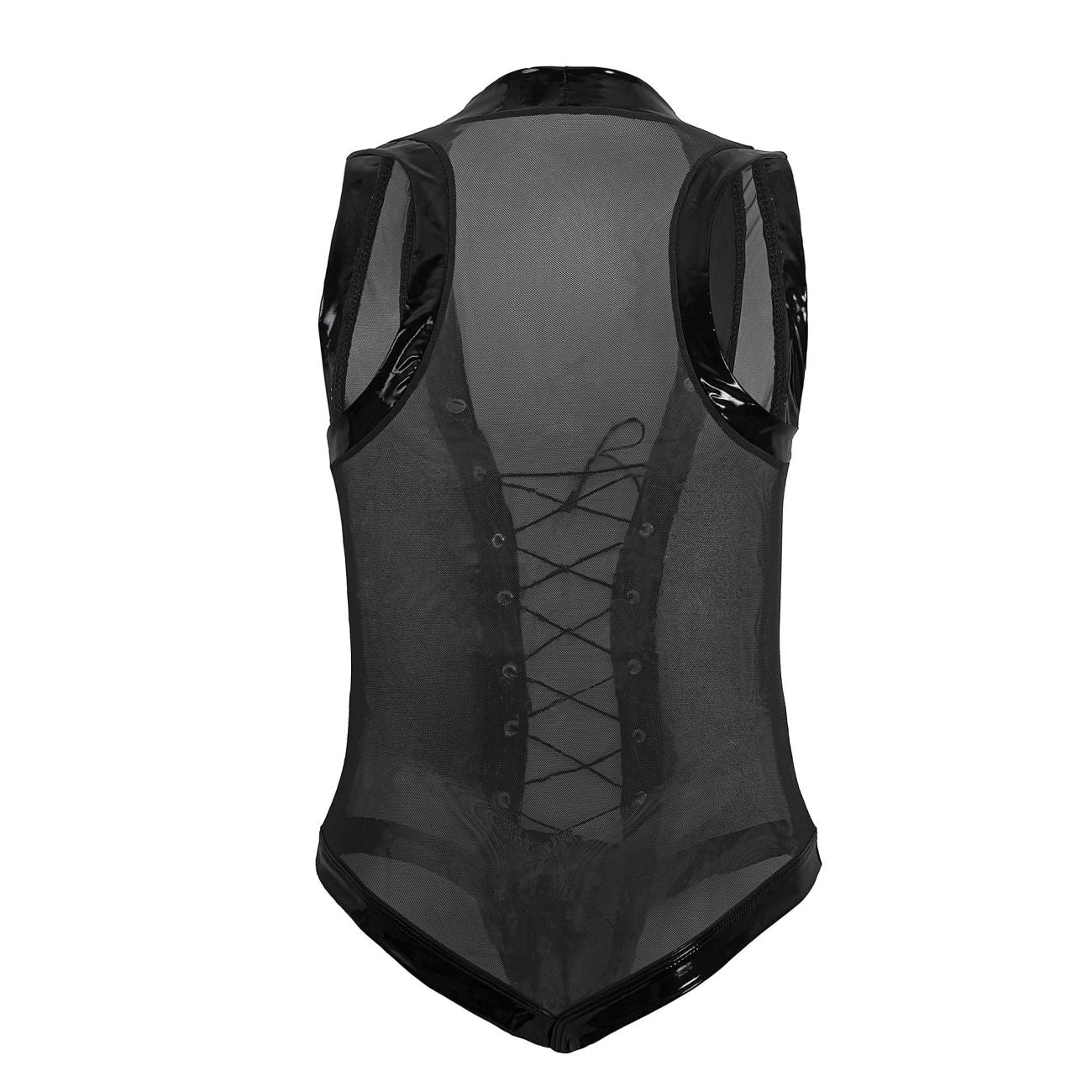 CandyMan 99774 Gladiator Bodysuit Color Black - DealByEthan.gay loves CandyMan