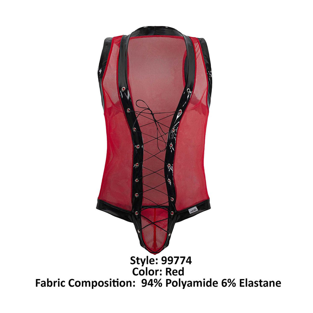 Body de gladiador CandyMan 99774 Color rojo