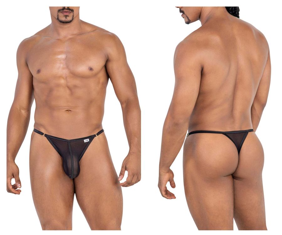 CandyMan 99776 Mesh Thongs Color Black - DealByEthan.gay loves CandyMan