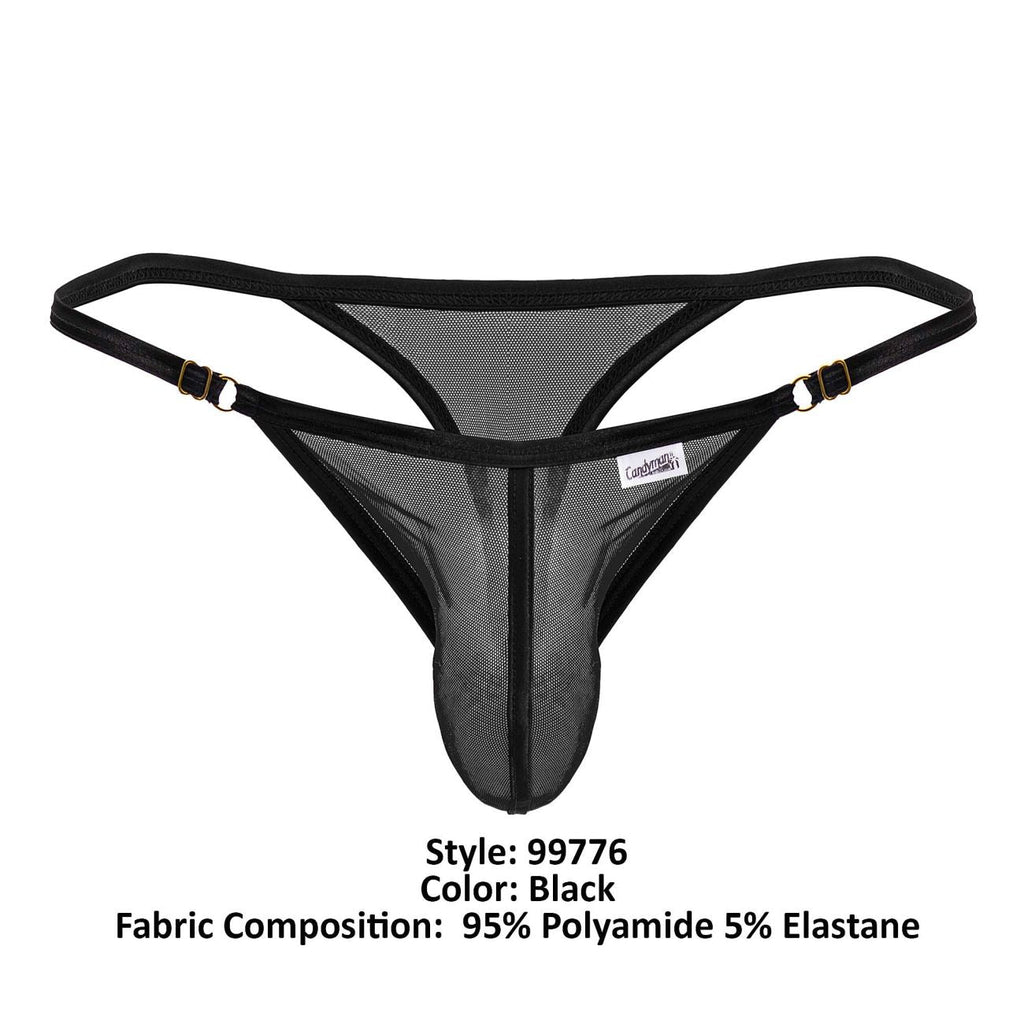 CandyMan 99776 Mesh Thongs Color Black - DealByEthan.gay loves CandyMan