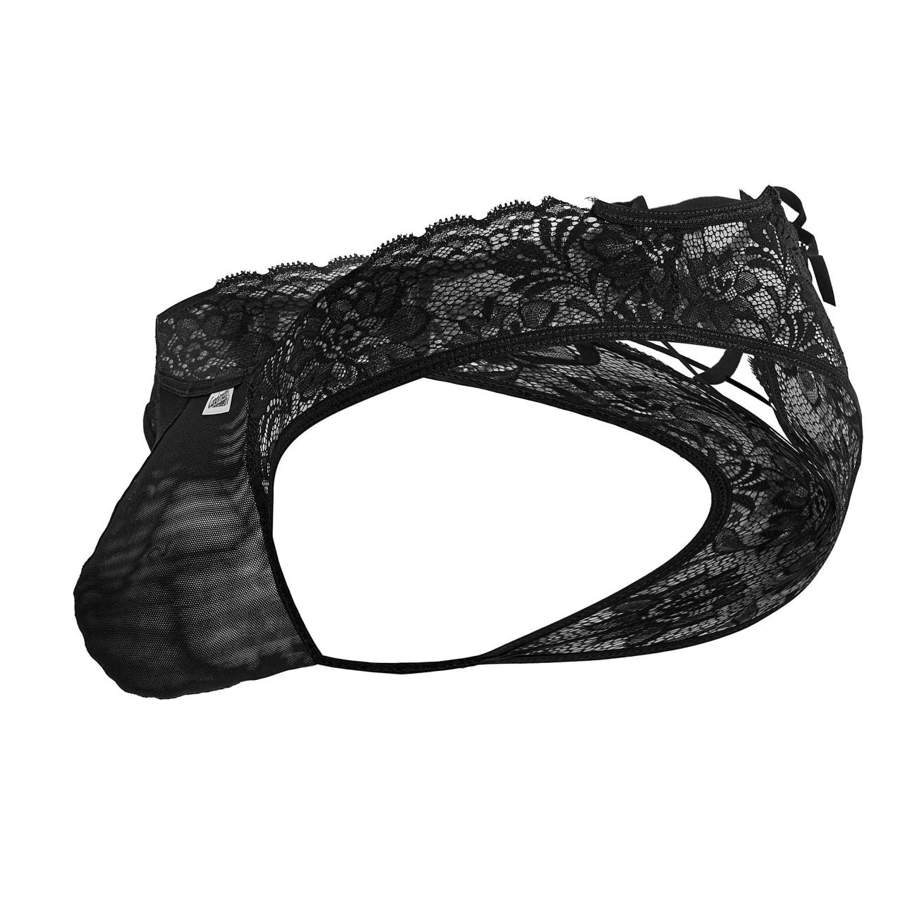 CandyMan 99784 Lace Thongs Color Black - DealByEthan.gay loves CandyMan