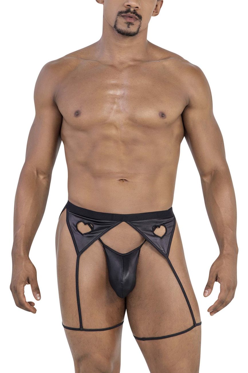 CandyMan 99785 Garter Outfit Color Black - DealByEthan.gay loves CandyMan