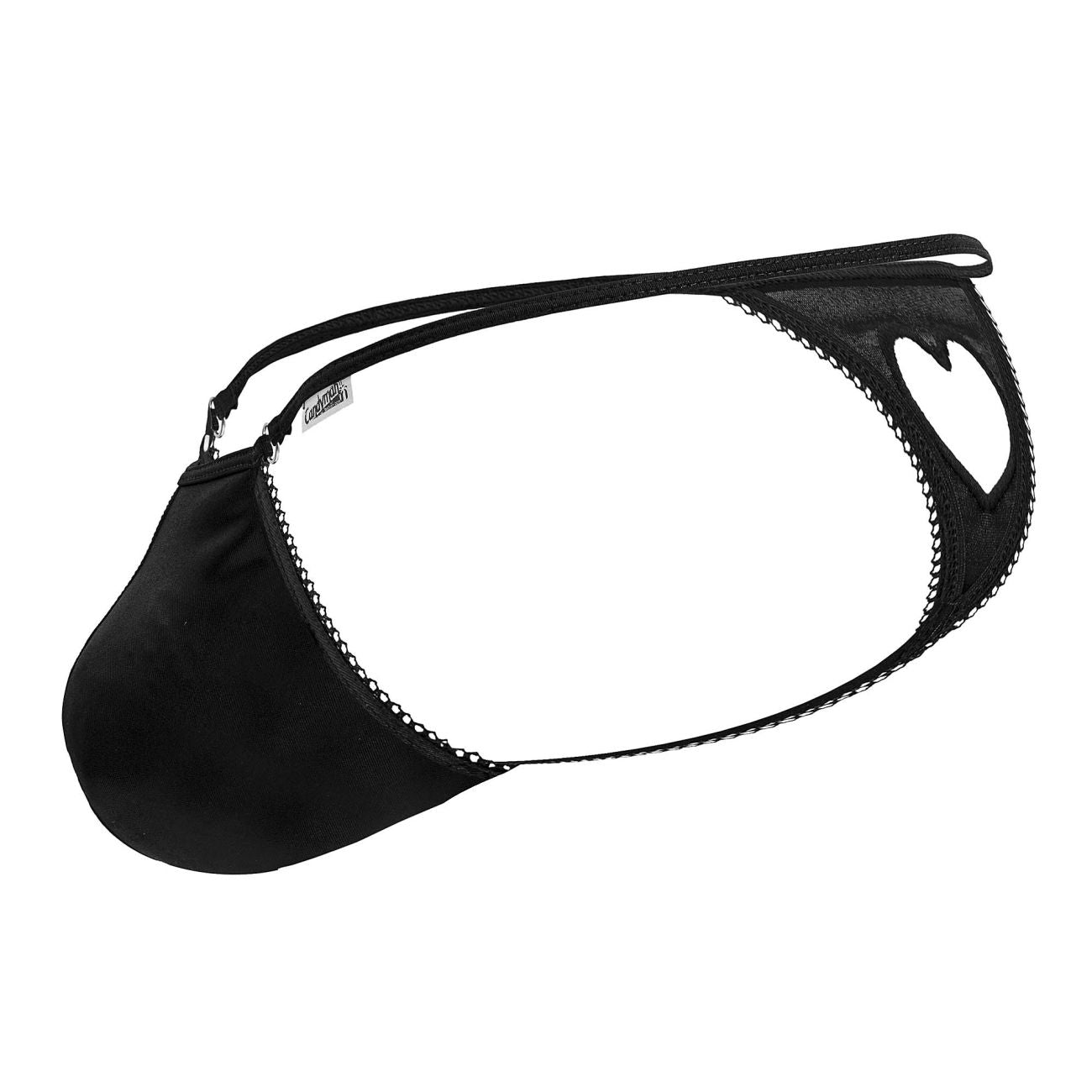 CandyMan 99789 Herz-Tangas, Farbe Schwarz