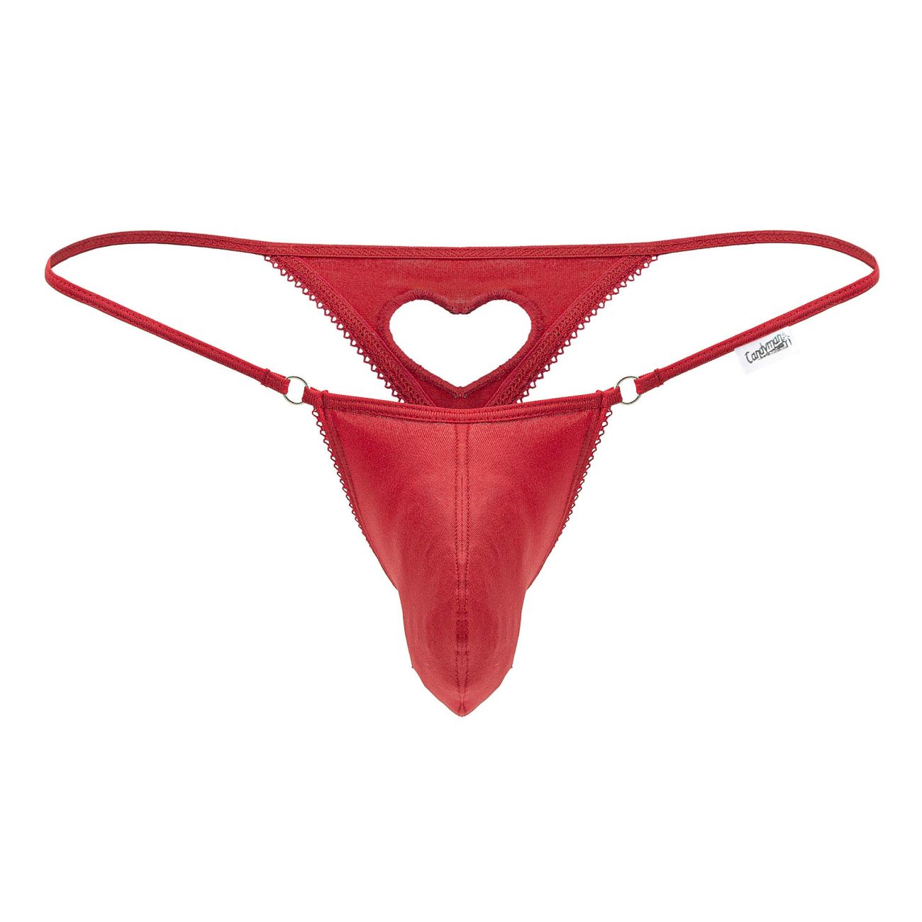 CandyMan 99789 Herz-Tangas, Farbe Rot