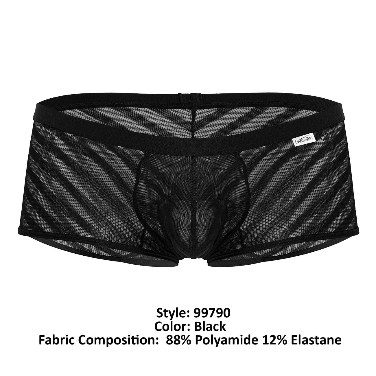 CandyMan 99790 Mesh Trunks Color Black - DealByEthan.gay loves CandyMan