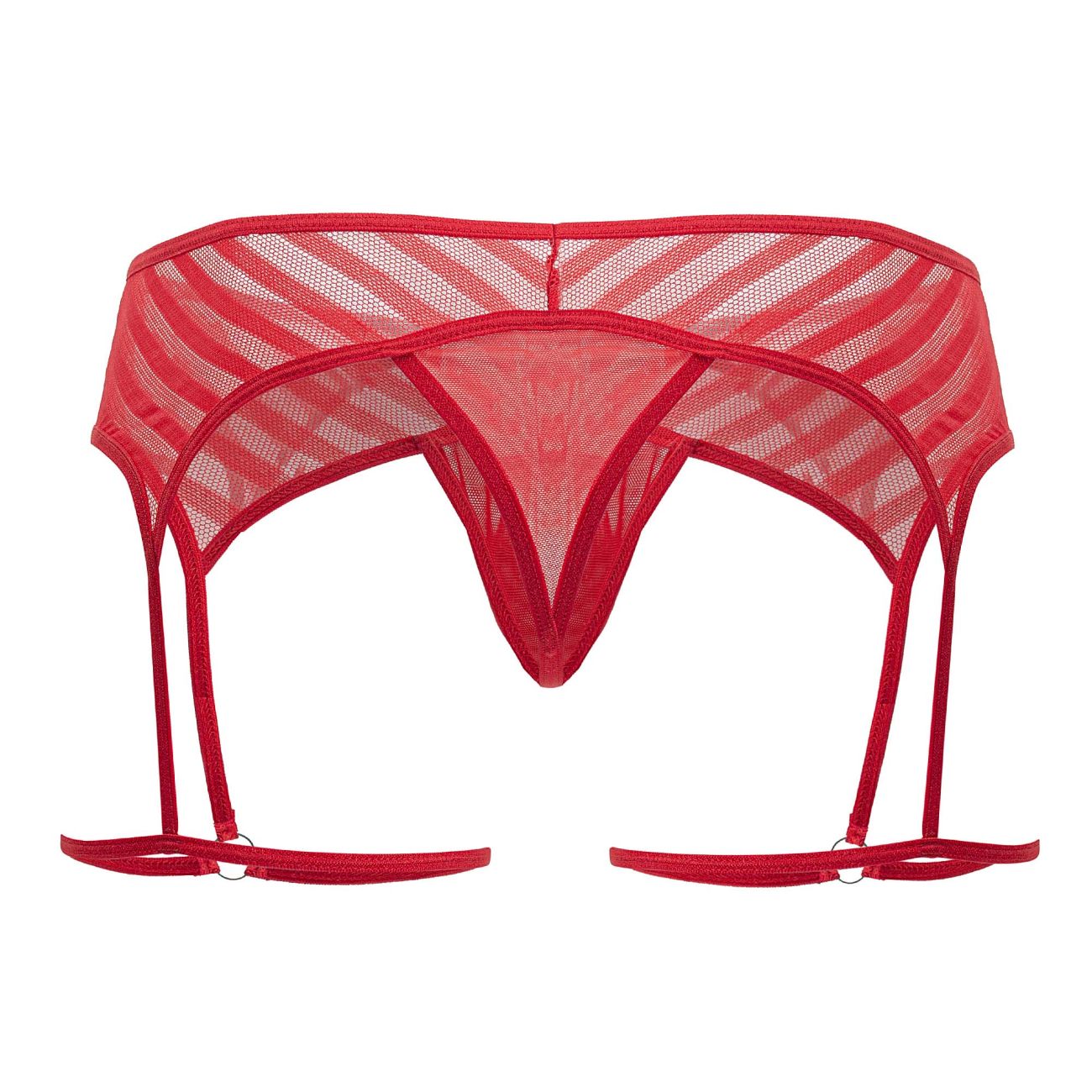 CandyMan 99792 Mesh Garter Thongs Color Red - DealByEthan.gay loves CandyMan