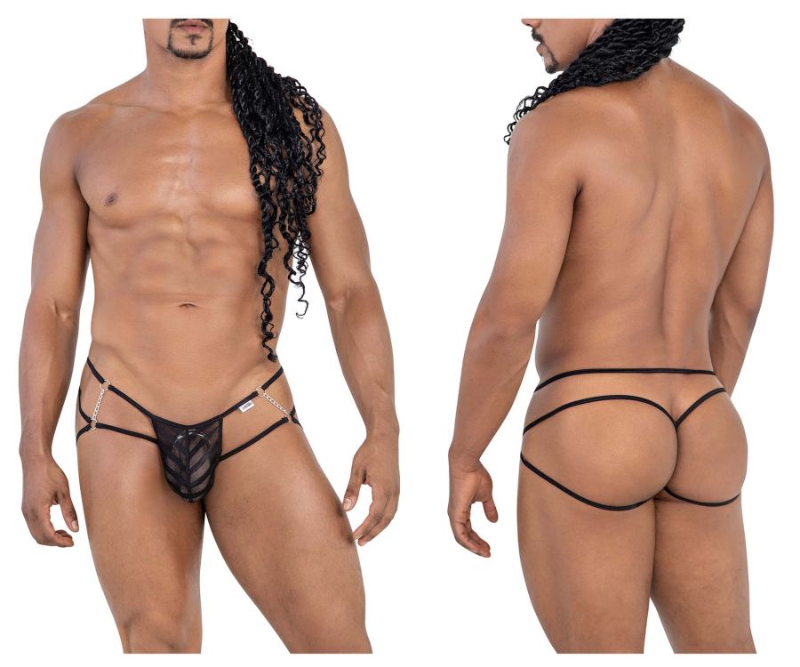 CandyMan 99793 Mesh Jock Thongs Color Black - DealByEthan.gay loves CandyMan