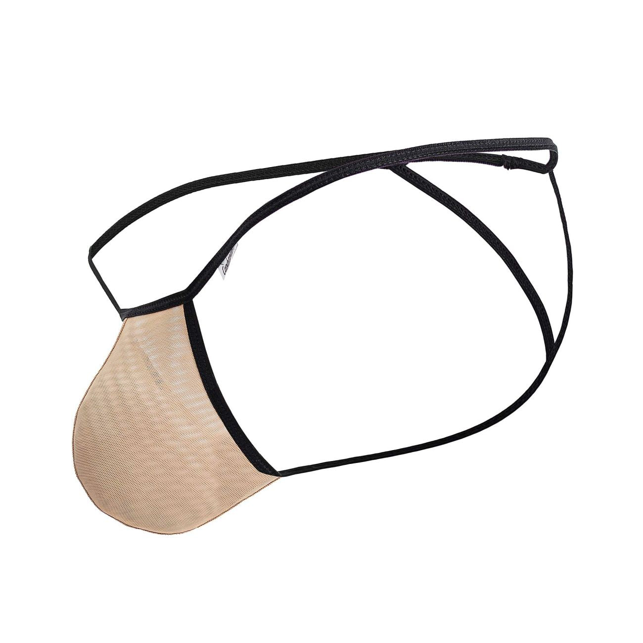 CandyMan 99795 Mesh G-String Tangas Farbe Beige