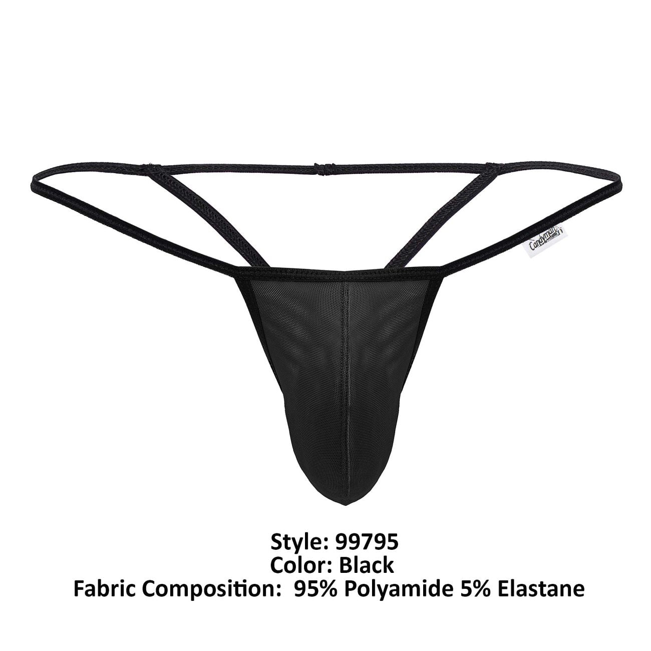CandyMan 99795 Mesh G-String Tangas Farbe Schwarz