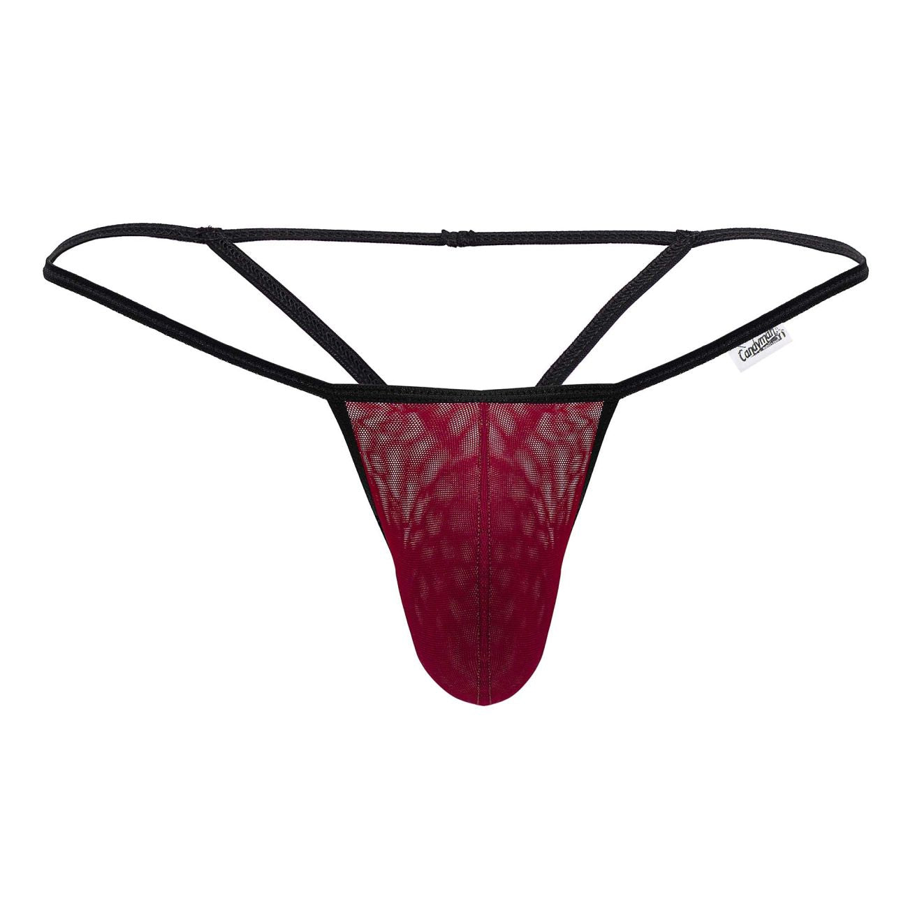 CandyMan 99795 Mesh G-String Tangas Farbe Burgund