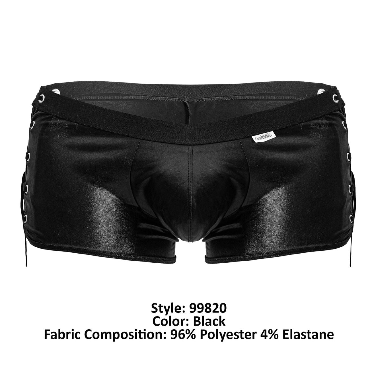 CandyMan 99820 Side-Tie Trunks Color Black - DealByEthan.gay loves CandyMan