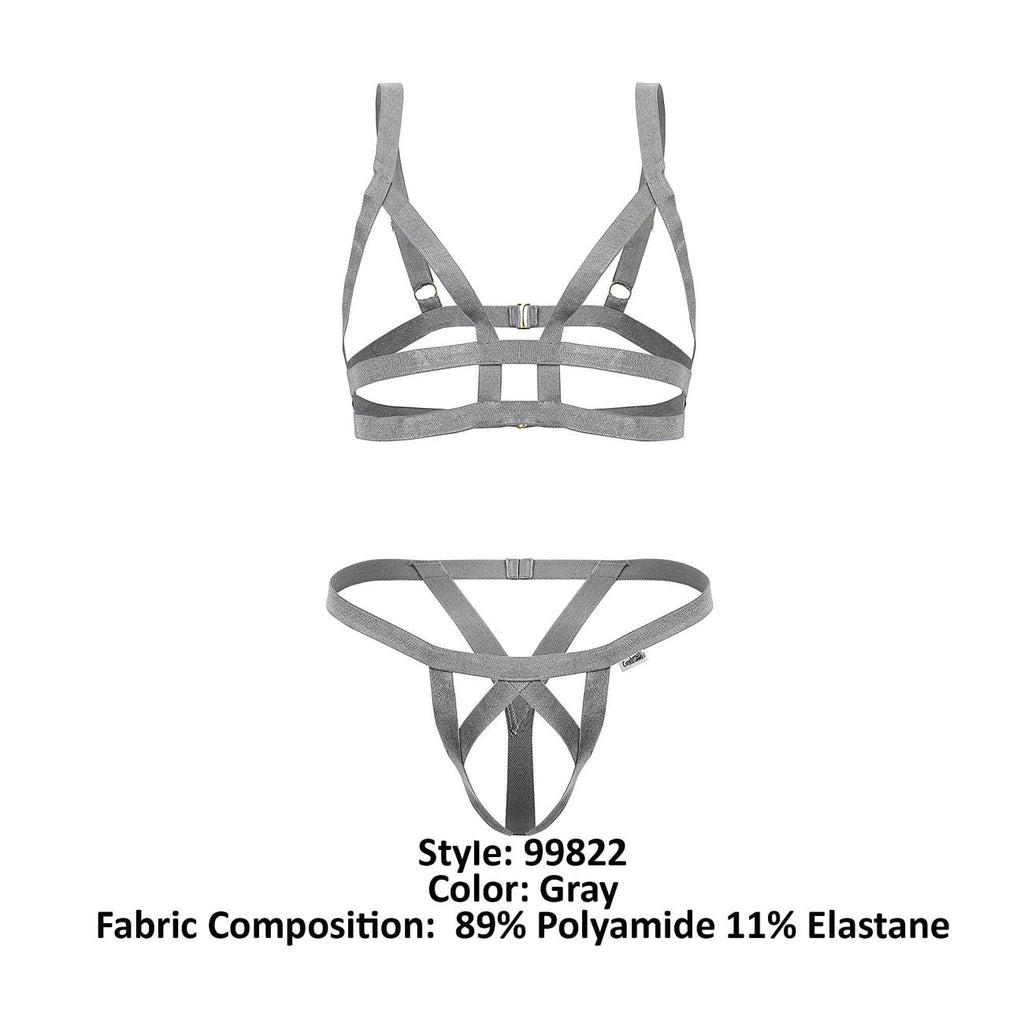 CandyMan 99822 Conjunto de dos piezas color gris