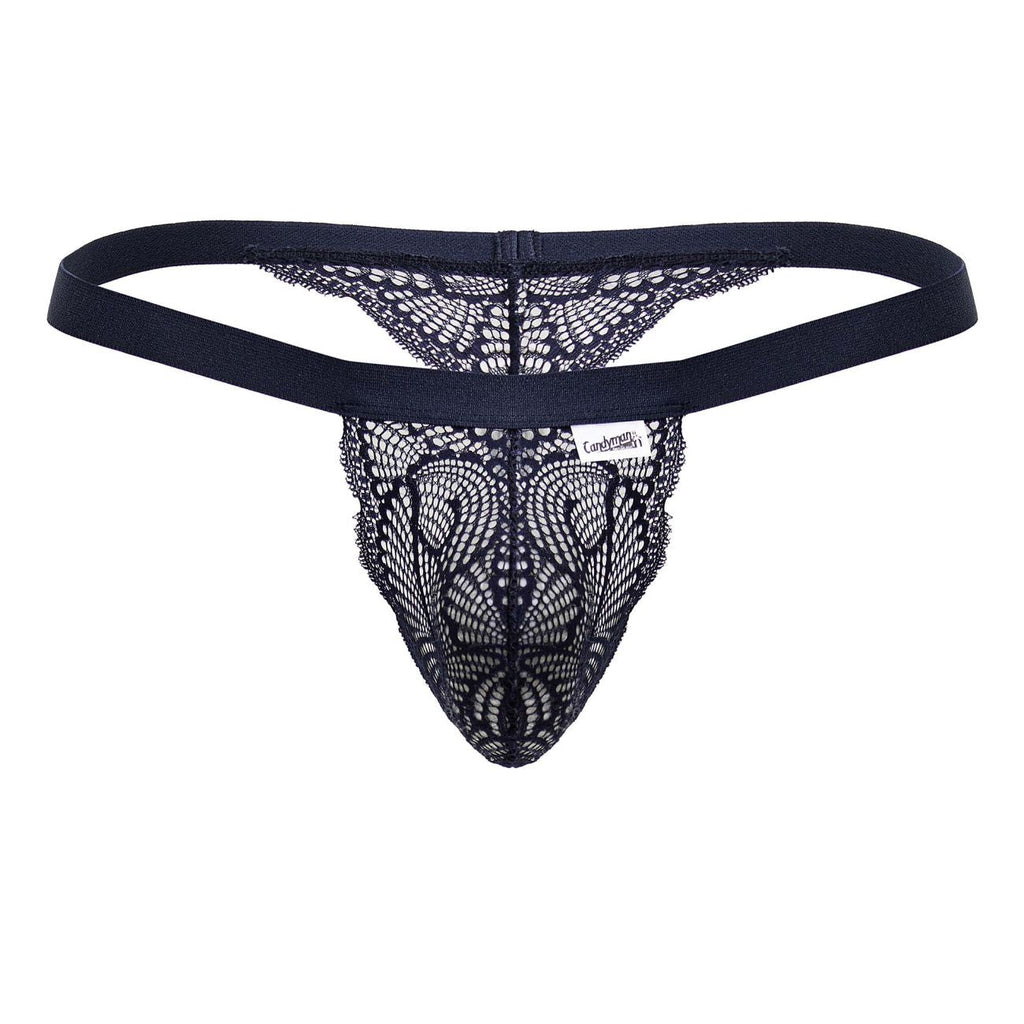 Tanga de encaje CandyMan 99823 color azul