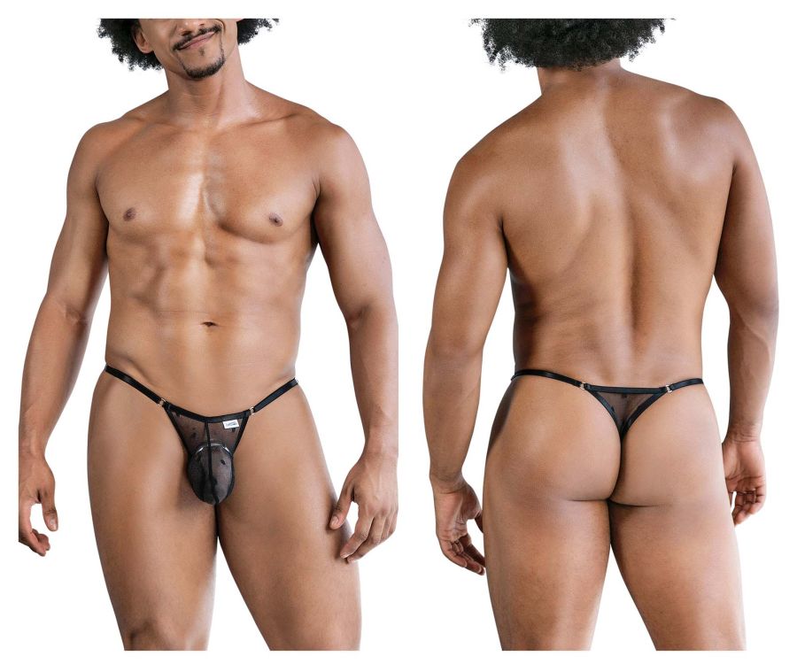 CandyMan 99824 Mesh-Tangas, Farbe Schwarz