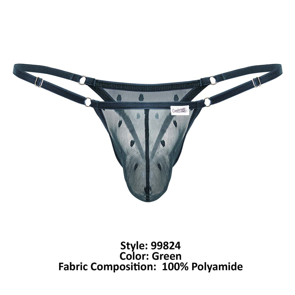 CandyMan 99824 Mesh-Tangas, Farbe Grün