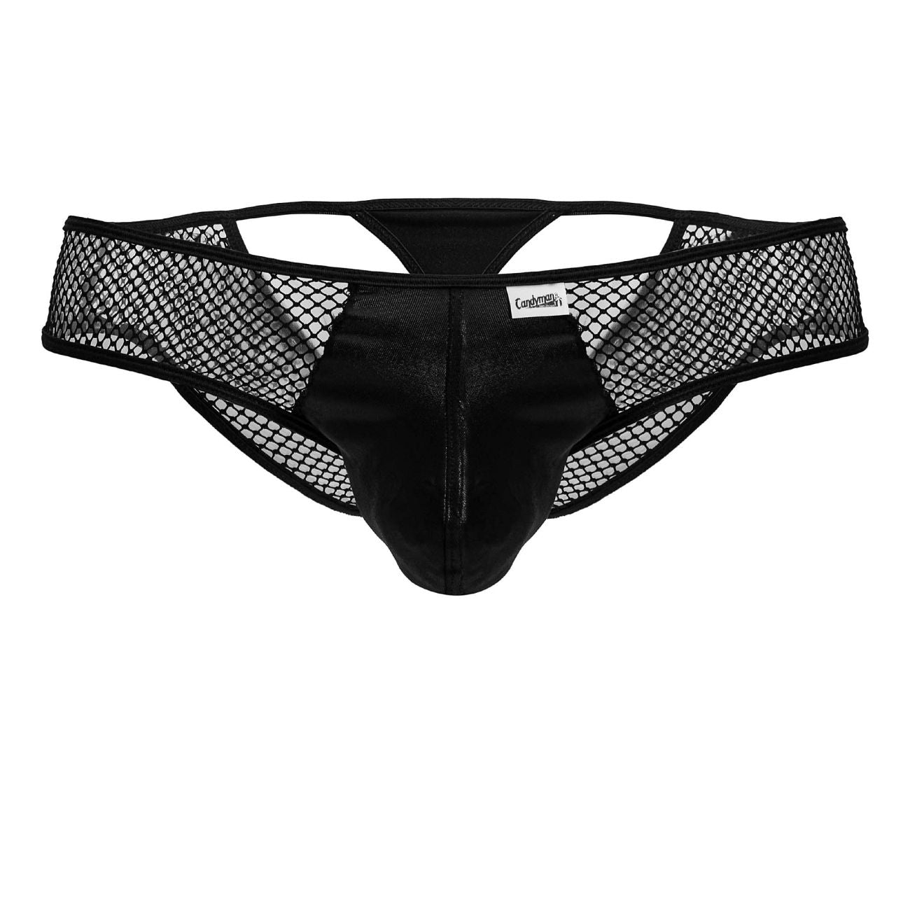 CandyMan 99826 Fishnet Thongs Color Black - DealByEthan.gay loves CandyMan