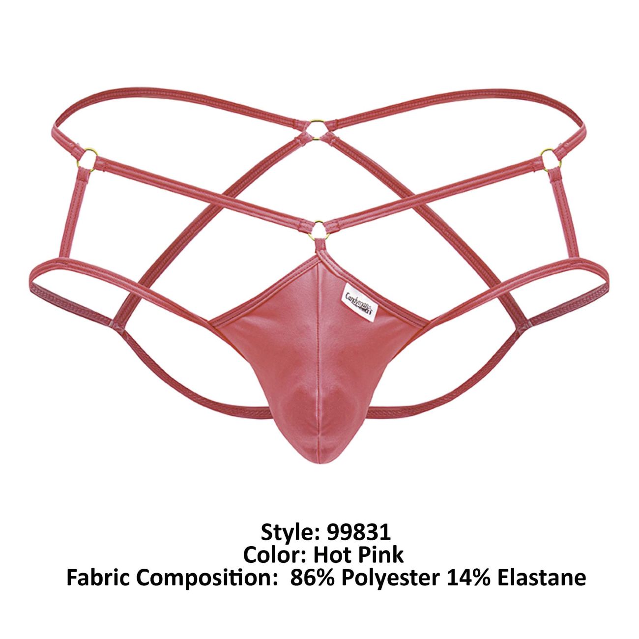 CandyMan 99831 Cage Jockstrap Color Hot Pink - DealByEthan.gay loves CandyMan