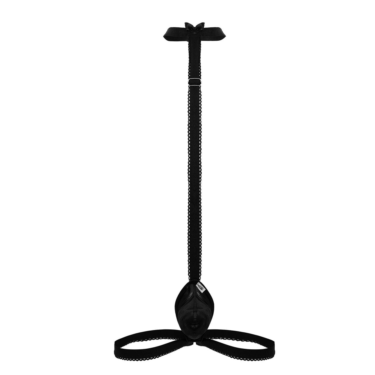 CandyMan 99839 Black Tie Thongs Color Black - DealByEthan.gay loves CandyMan