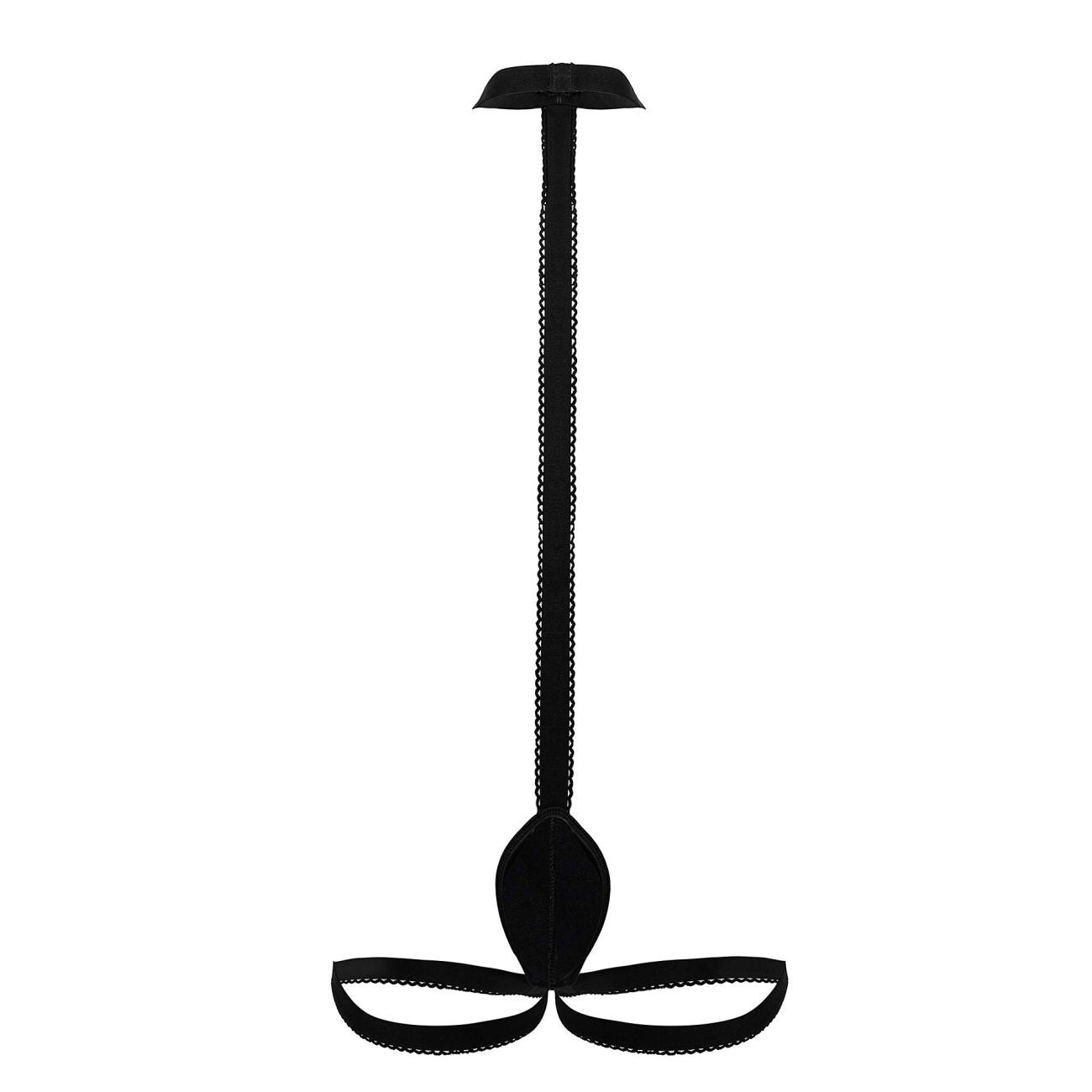 CandyMan 99839 Black Tie Thongs Color Black - DealByEthan.gay loves CandyMan