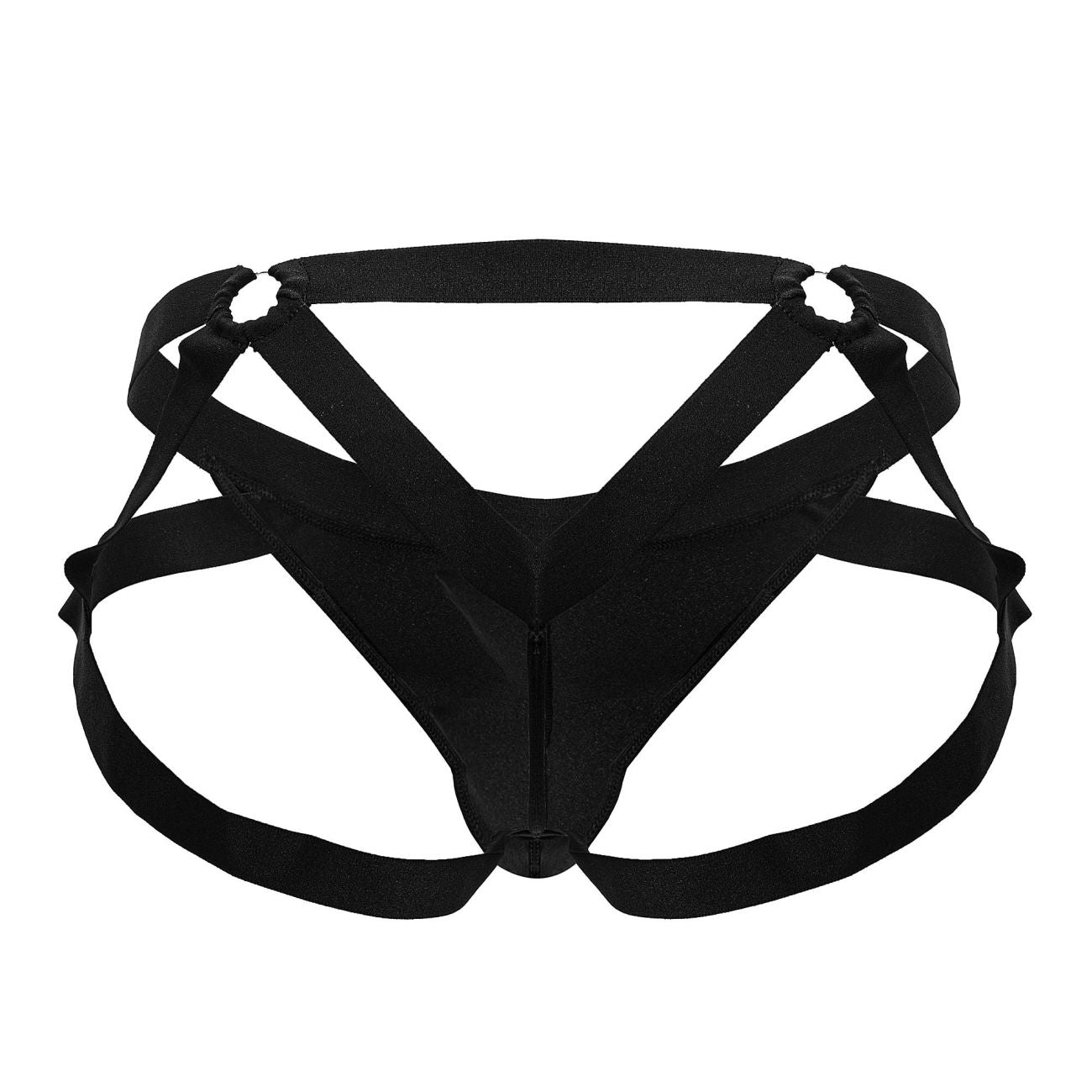 CandyMan 99840 Crisscross Thongs Color Black - DealByEthan.gay loves CandyMan