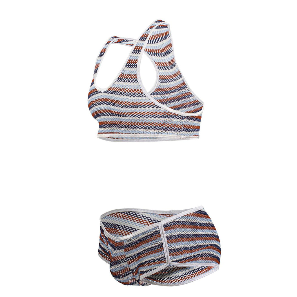 CandyMan 99859 Two Piece Outfit Color Stripes - DealByEthan.gay loves CandyMan