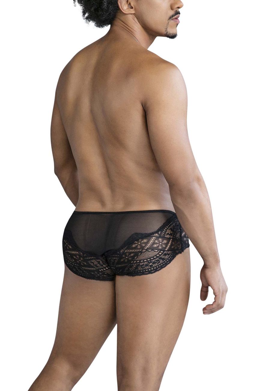 CandyMan 99863 Lace Briefs Color Black - DealByEthan.gay loves CandyMan