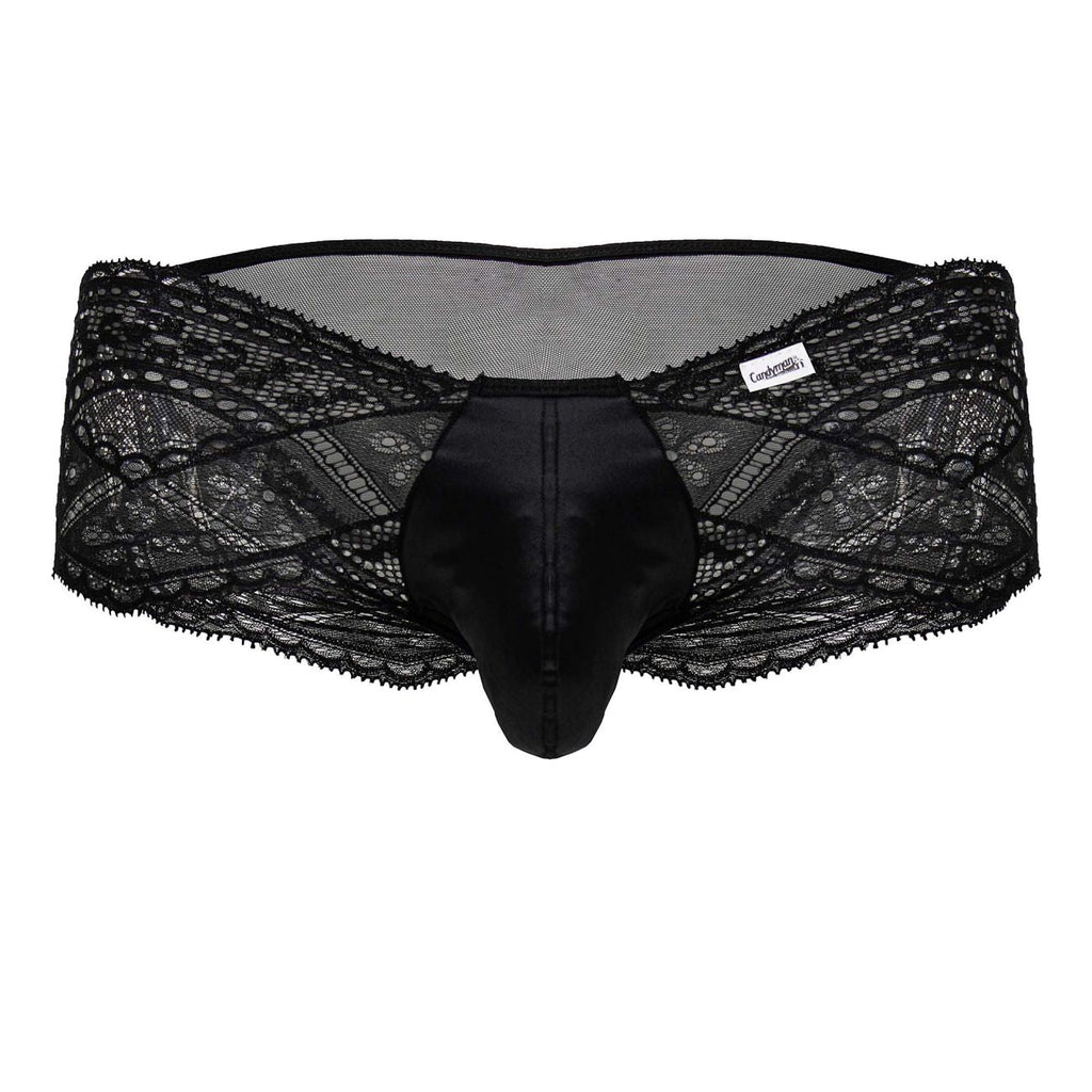 CandyMan 99863 Lace Briefs Color Black - DealByEthan.gay loves CandyMan