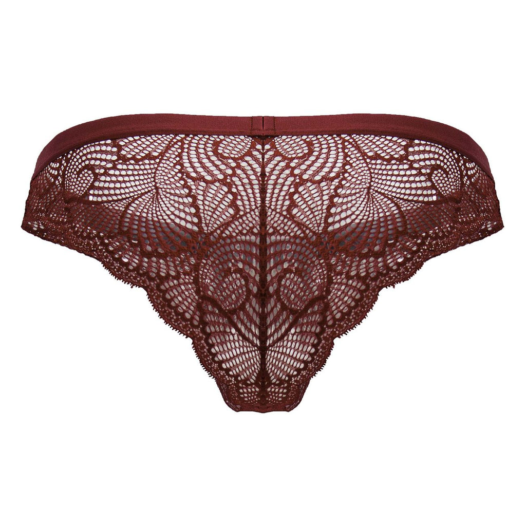 CandyMan 99868 Lace Briefs Color Wine - DealByEthan.gay loves CandyMan