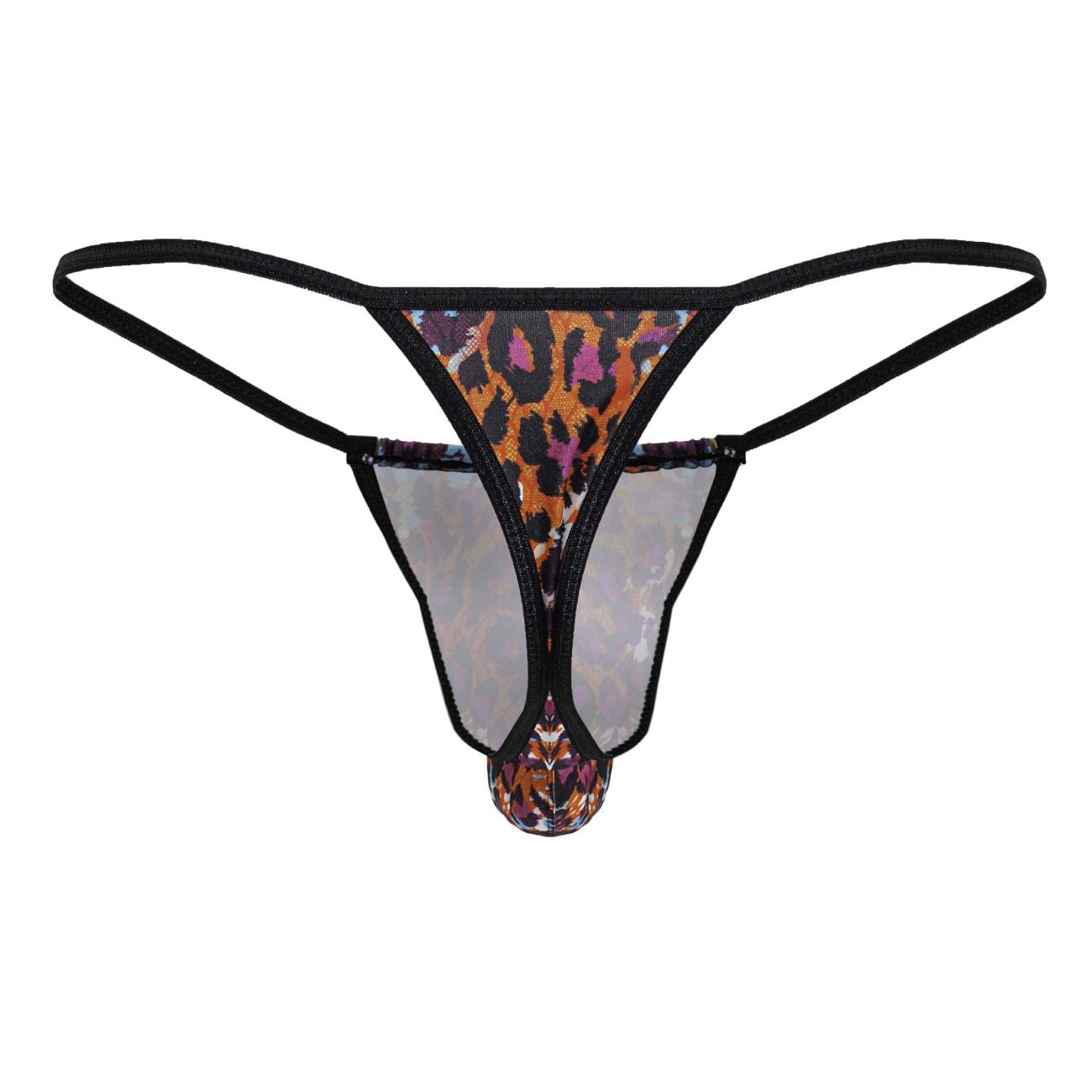 CandyMan 99877 Leopard Thongs Color Animal Print - DealByEthan.gay loves CandyMan