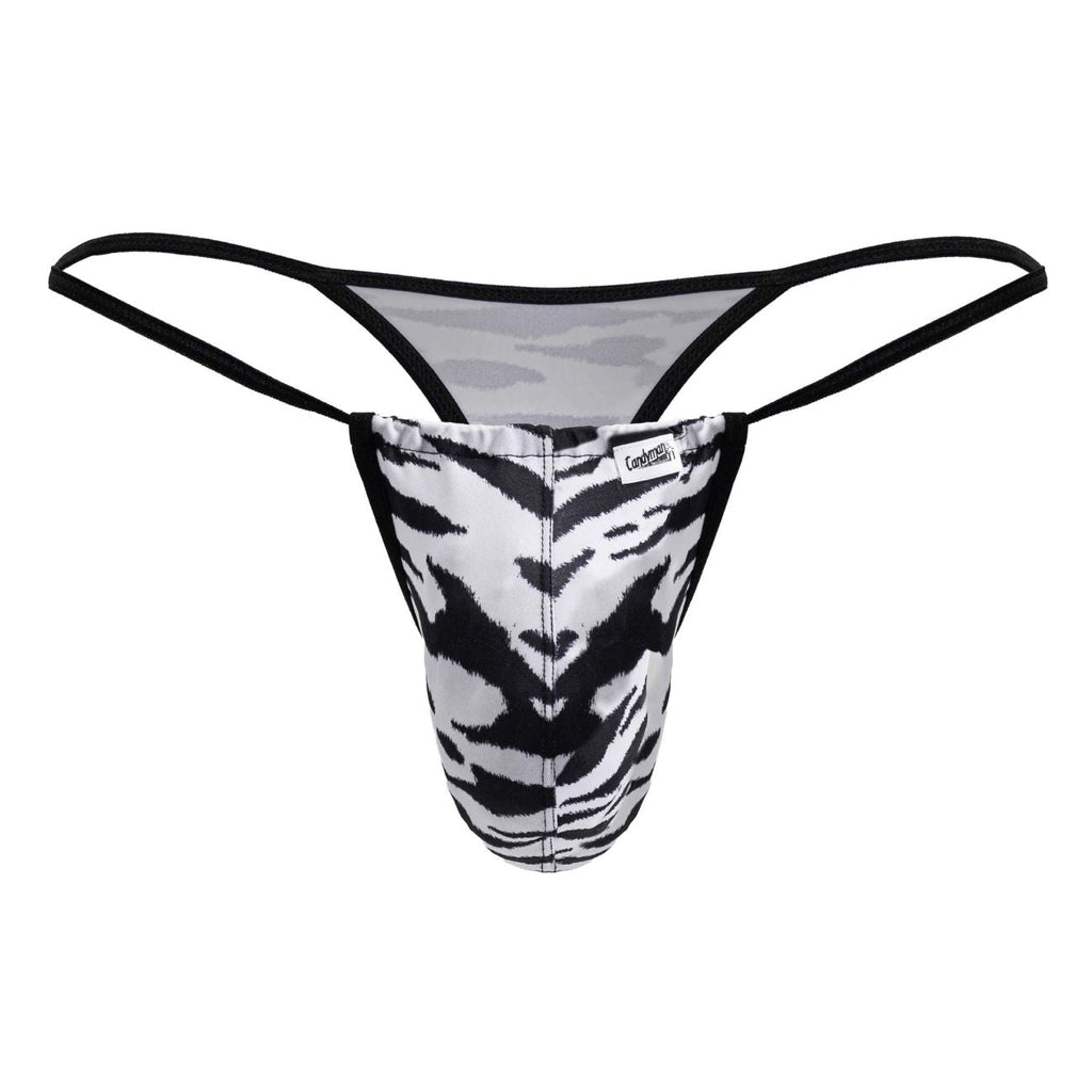CandyMan 99877 Zebra Thongs Color Zebra Print - DealByEthan.gay loves CandyMan