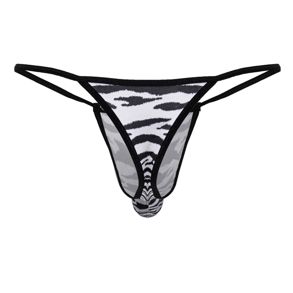CandyMan 99877 Zebra Thongs Color Zebra Print - DealByEthan.gay loves CandyMan
