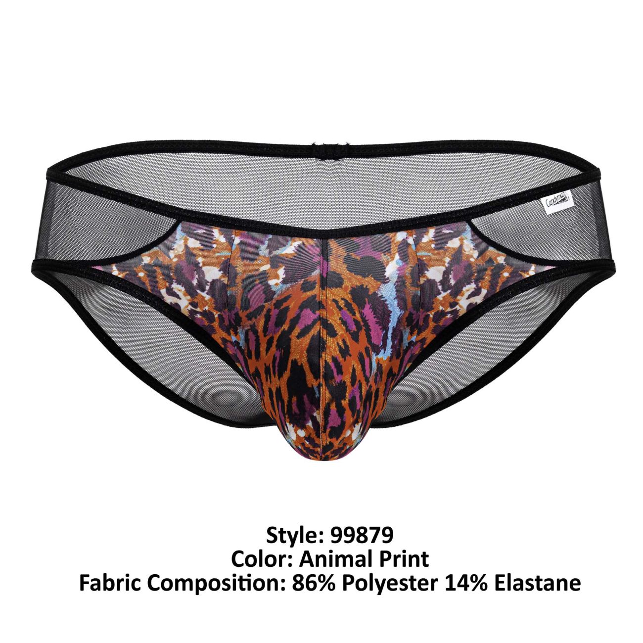 CandyMan 99879 Leopard Briefs Color Animal Print - DealByEthan.gay loves CandyMan