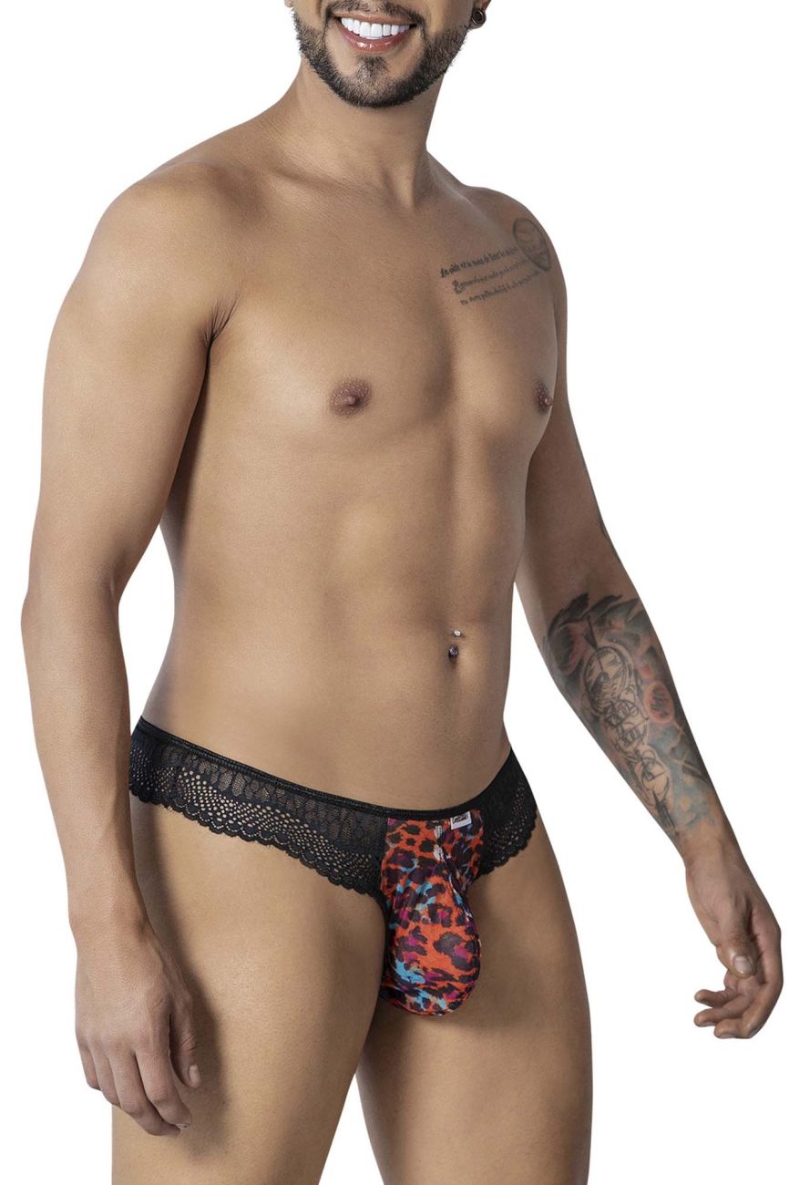 CandyMan 99887 Leopard Thongs Color Animal Print - DealByEthan.gay loves CandyMan