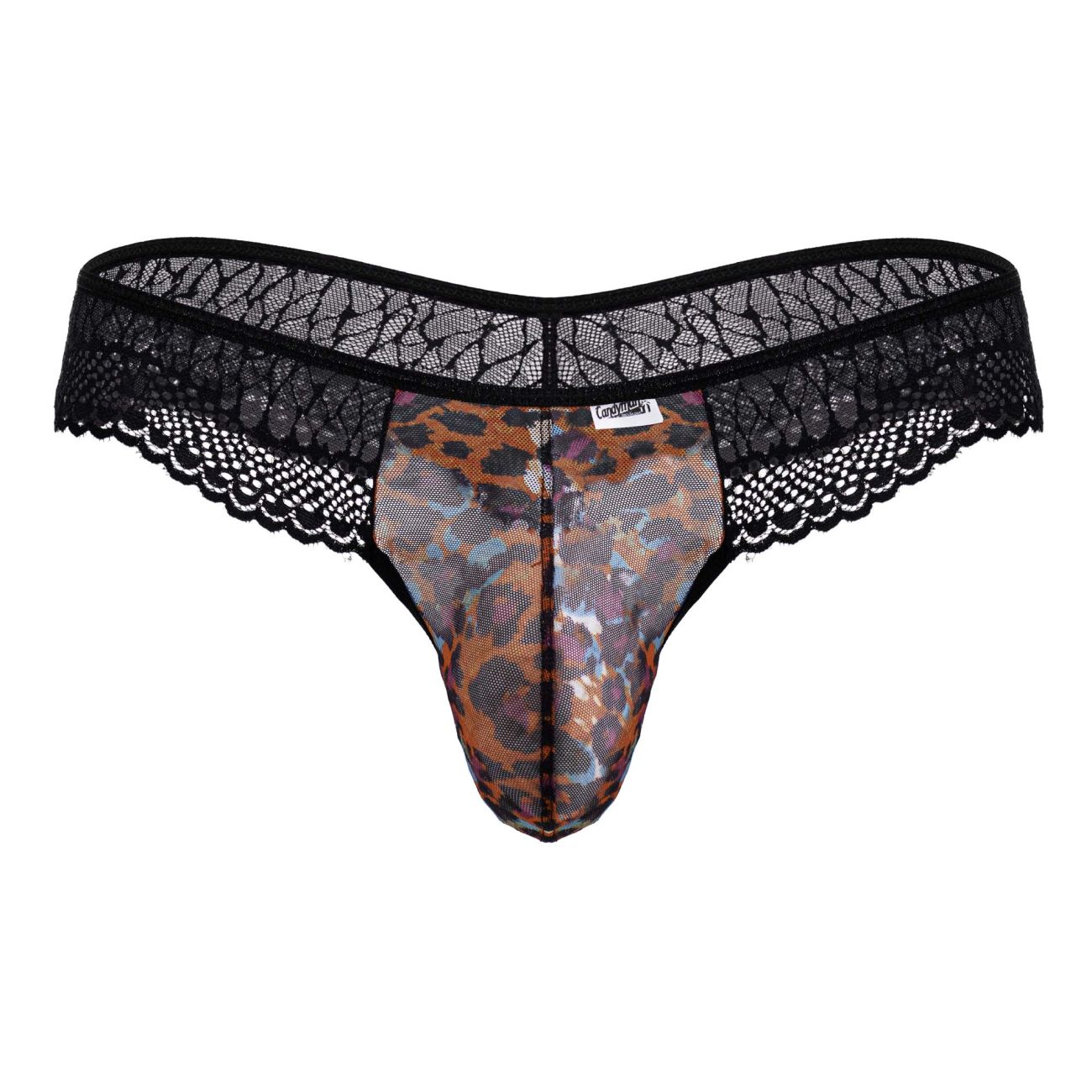 CandyMan 99887 Leopard Thongs Color Animal Print - DealByEthan.gay loves CandyMan
