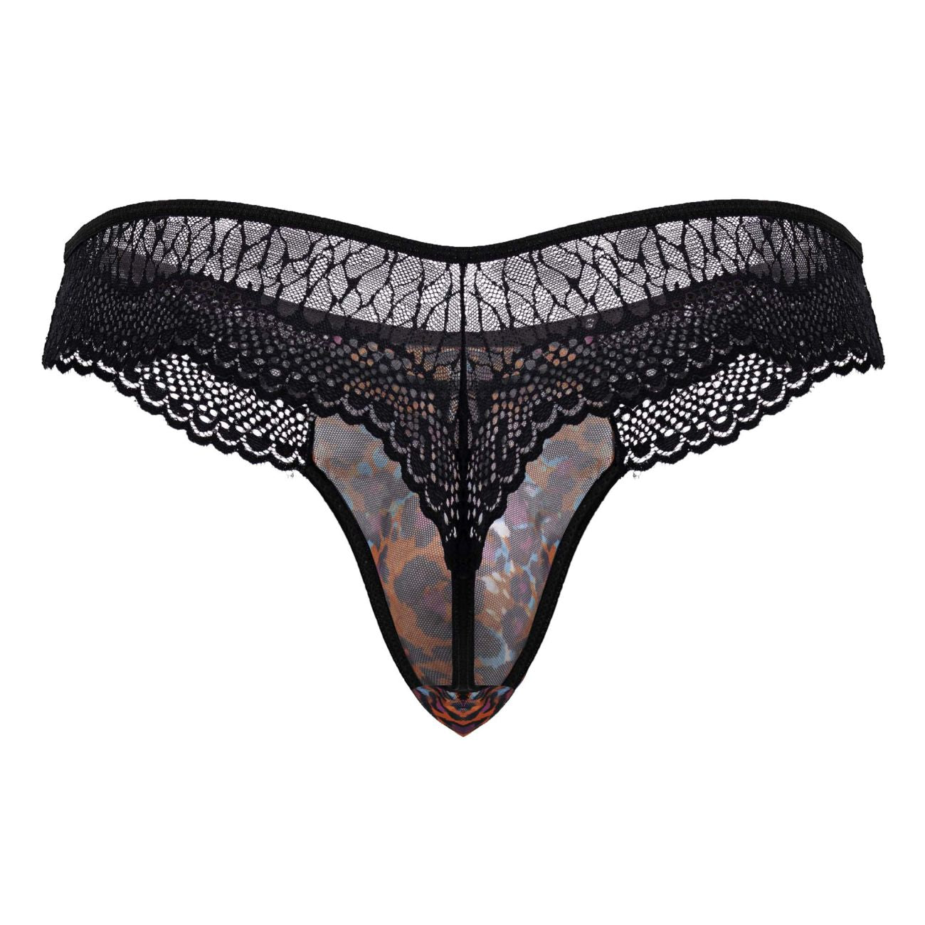 CandyMan 99887 Leopard Thongs Color Animal Print - DealByEthan.gay loves CandyMan
